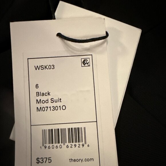 Theory Asymmetrical Wool-Viscose Skirt Size 6 New with Tag - Picture 4 of 6